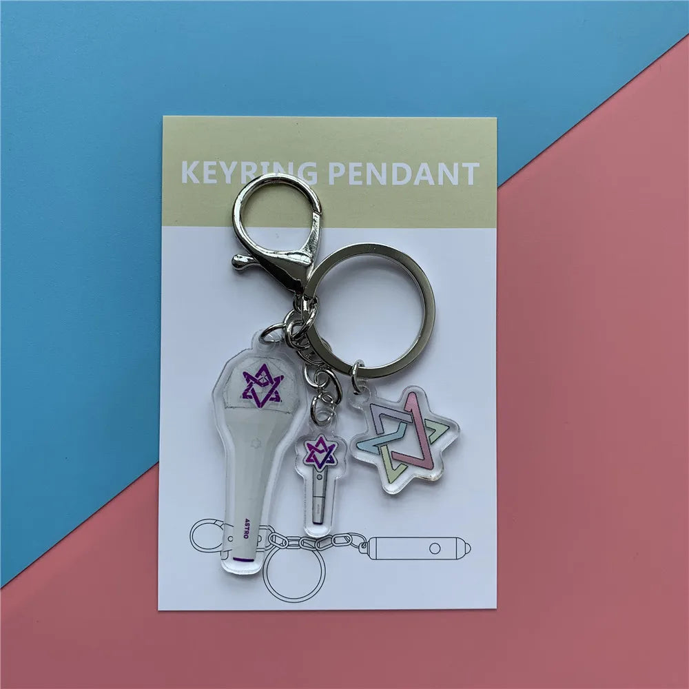 (G)I-DLE Mini Lightstick Acrylic Keychain