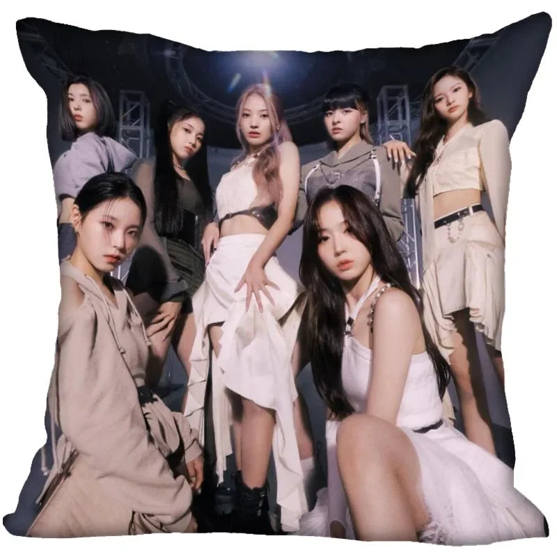 NMIXX K-Pop Throw Pillow Cover Decorative Cushion Case