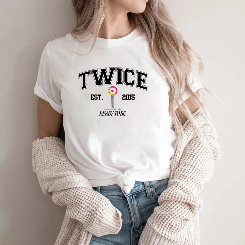 TWICE Ready To Be Graphic T-Shirt K-Pop Tee