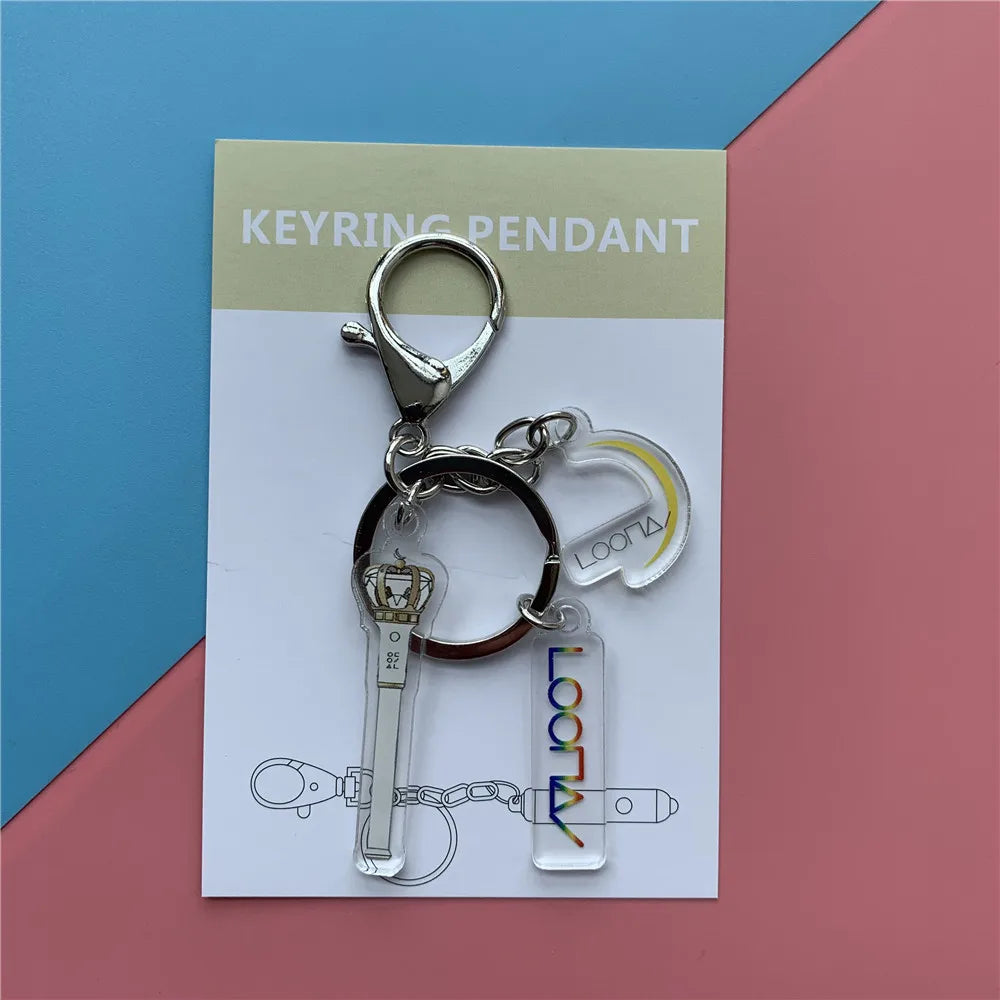 (G)I-DLE Mini Lightstick Acrylic Keychain