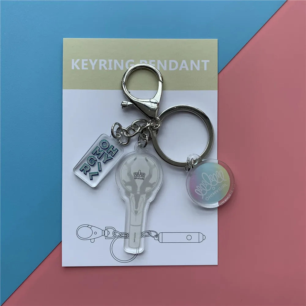 (G)I-DLE Mini Lightstick Acrylic Keychain