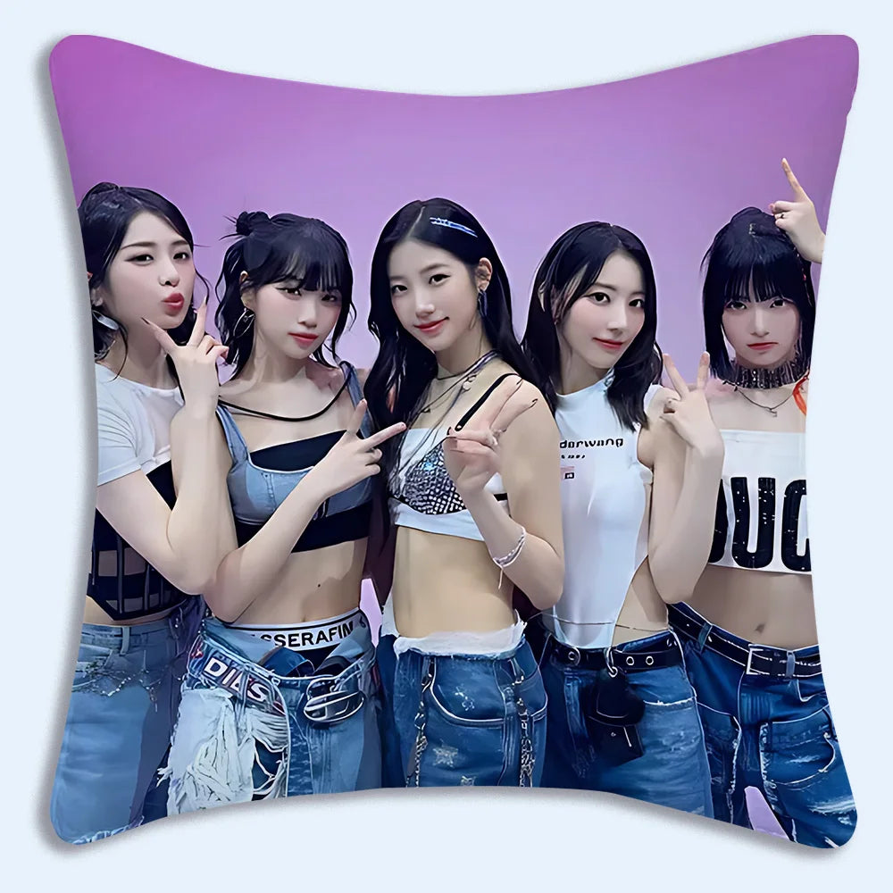 LE SSERAFIM K-Pop Pillow Cover Collection
