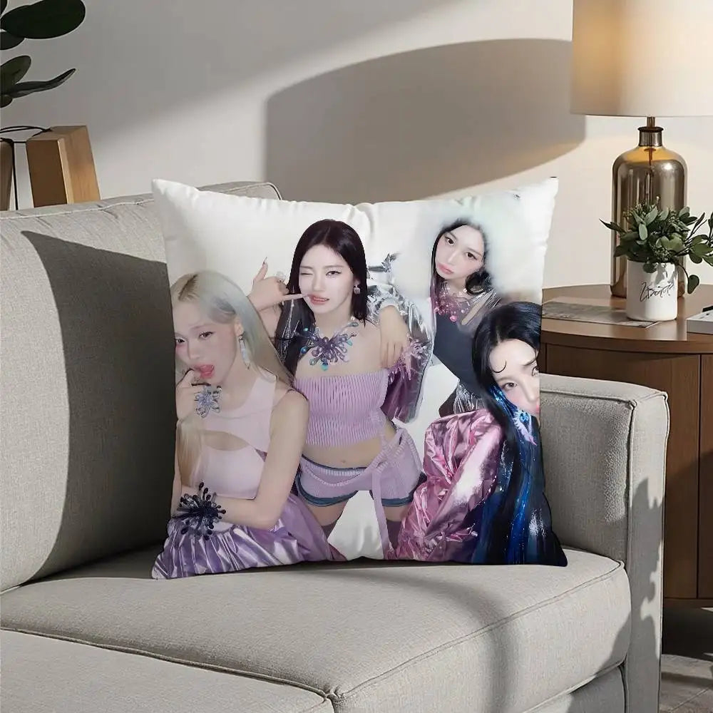 Aespa Double-Sided Decorative Pillow Cover