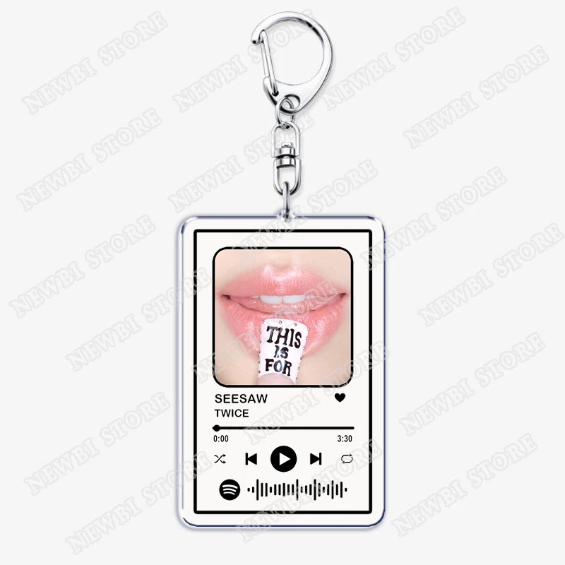 TWICE Album Inspired Acrylic Keychain