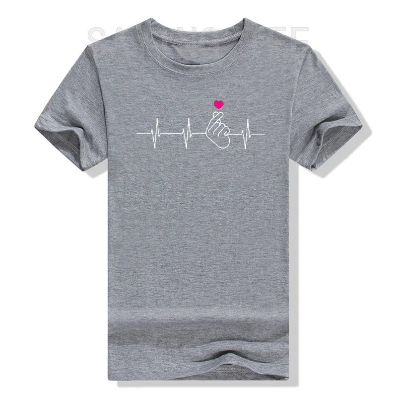 Heartbeat Love Line Tee