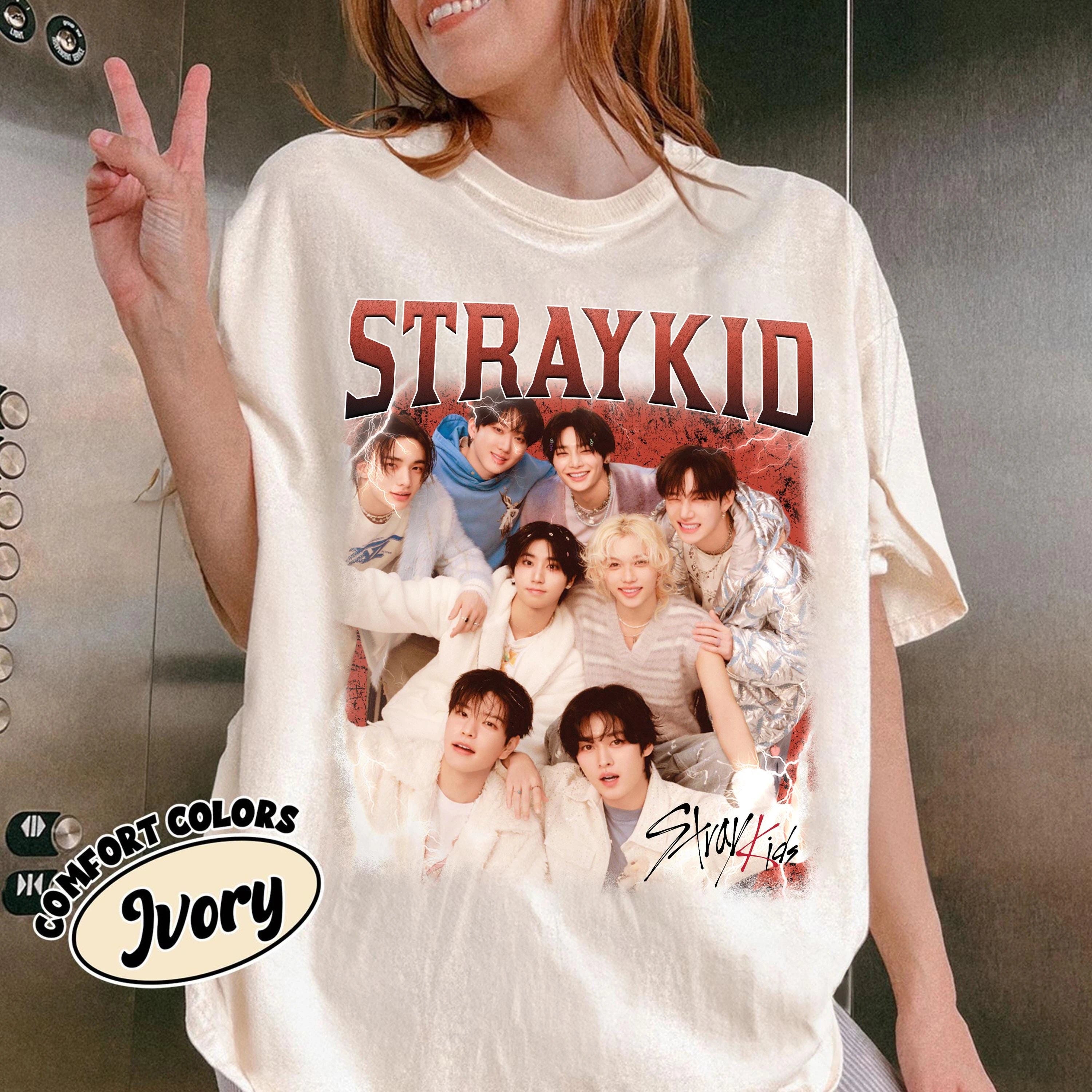 Stray Kids Vintage Group Photo T-Shirt