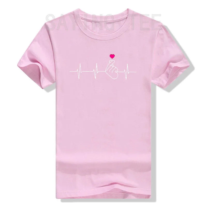Heartbeat Love Line Tee