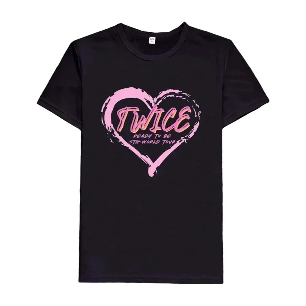 TWICE Ready To Be Heart Logo T-Shirt