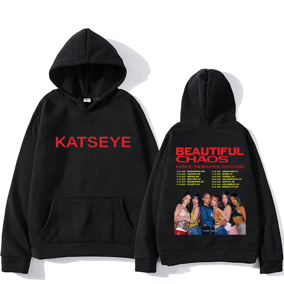 KATSEYE The Beautiful Chaos Tour Hoodie