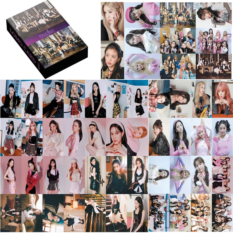 Kep1er 55Pcs Lomo Photocard Set