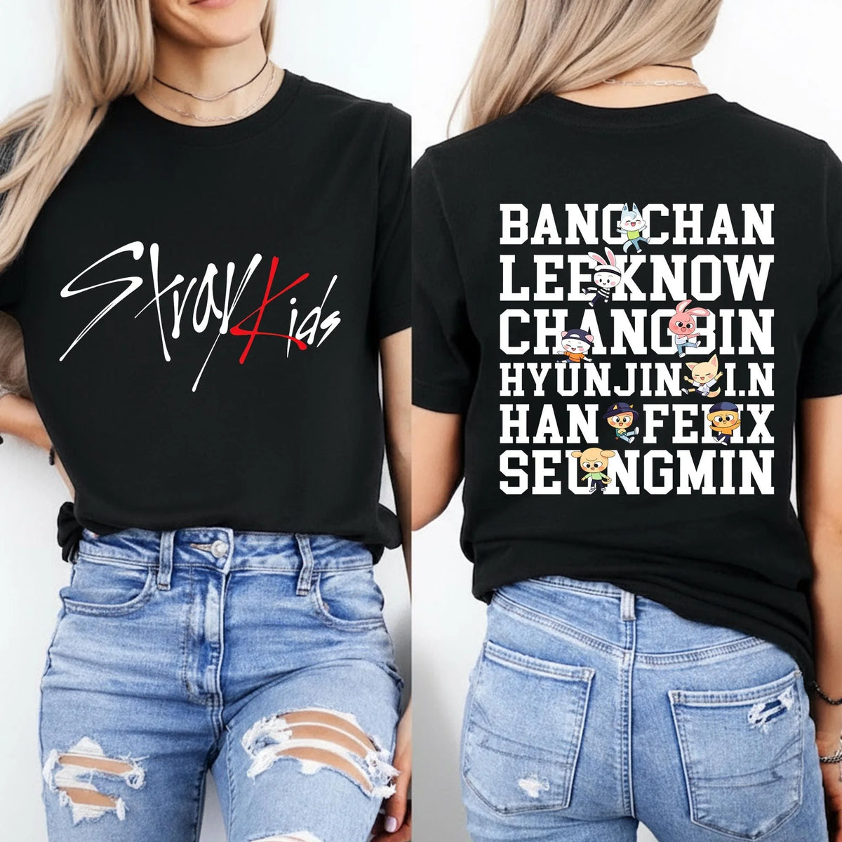 Stray Kids Members Graphic T-Shirt