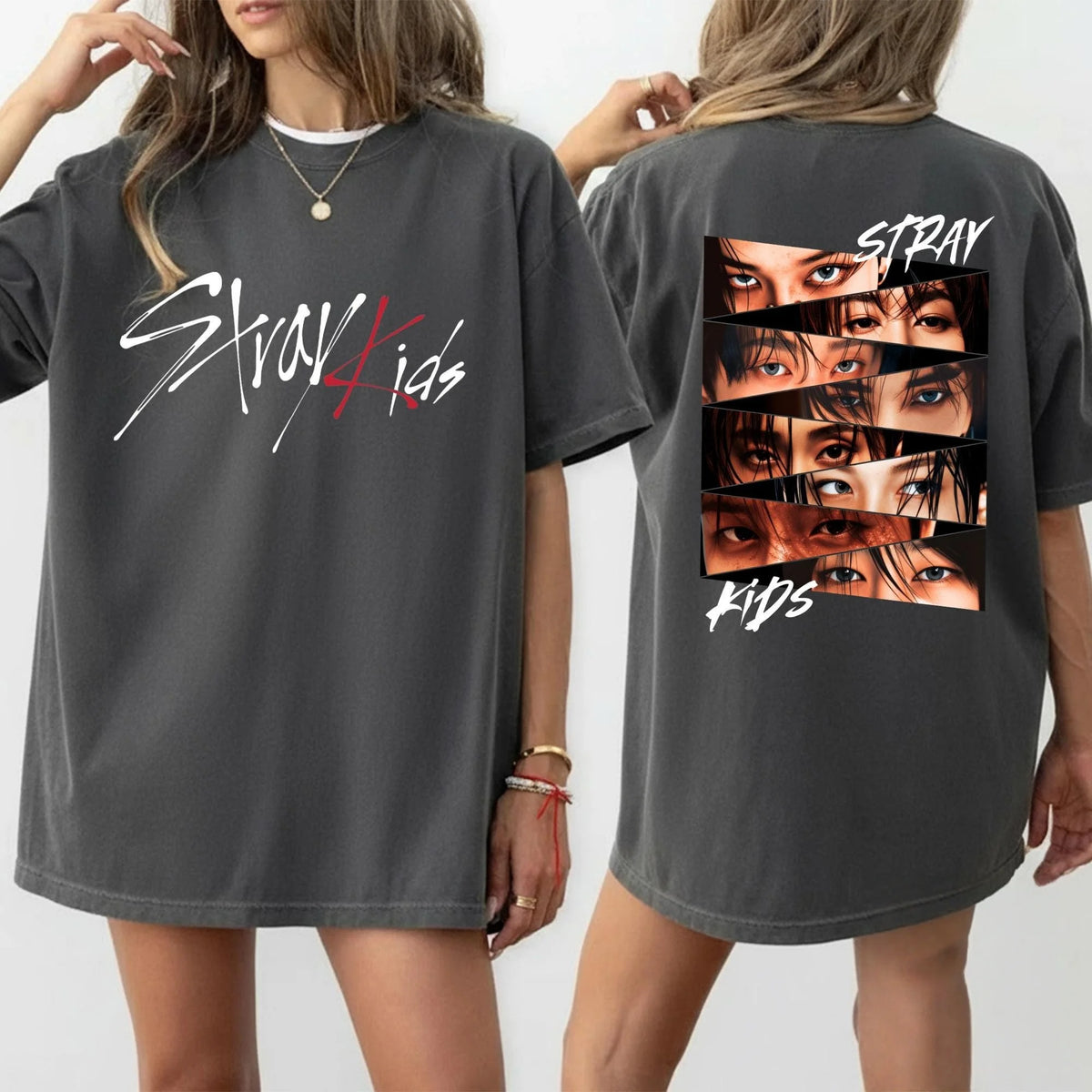 Stray Kids Members Photo Graphic T-Shirt
