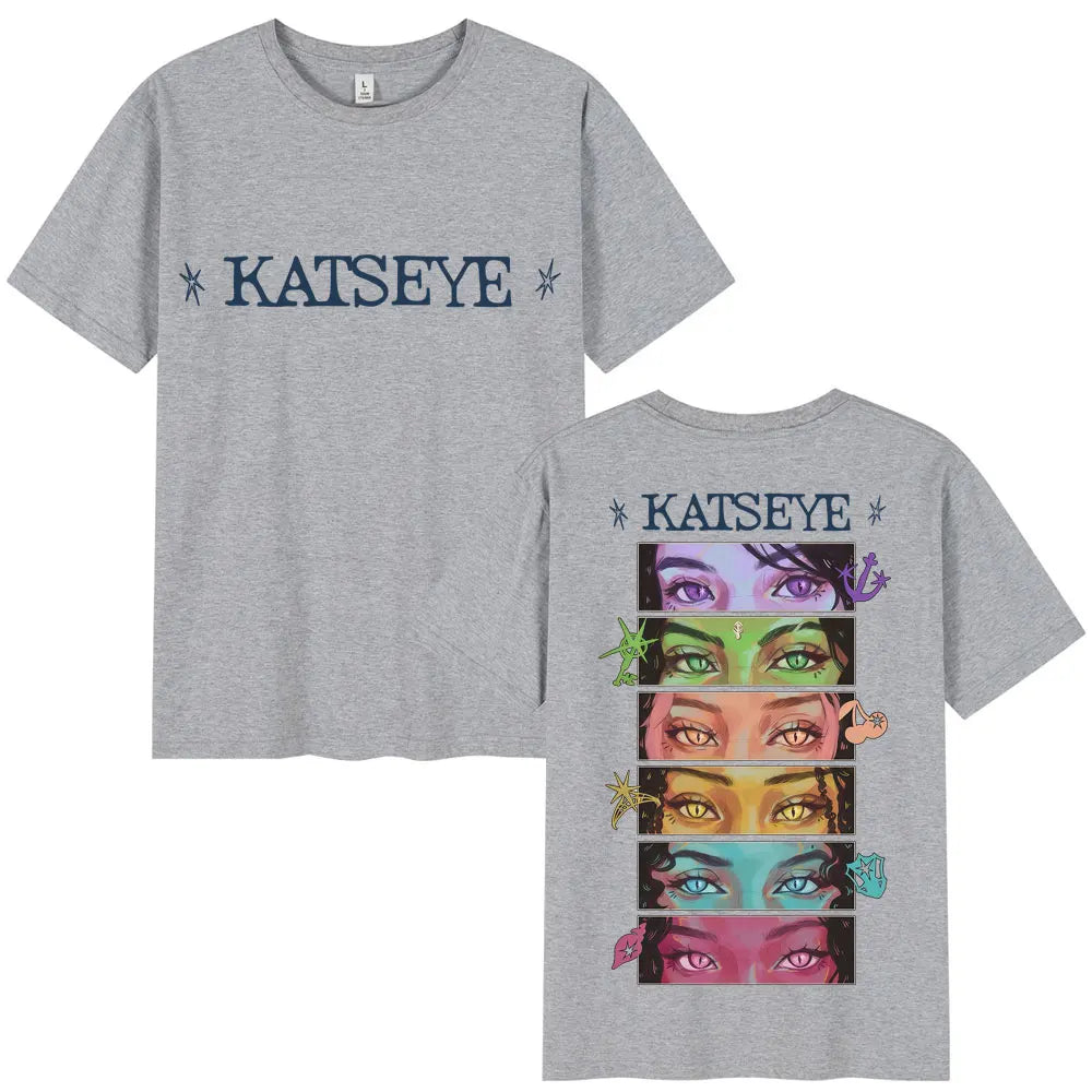 KATSEYE Eyes Graphic Oversized T-Shirt