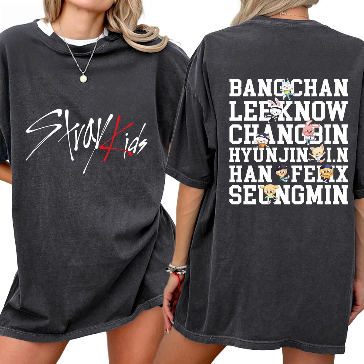 Stray Kids Members Graphic T-Shirt