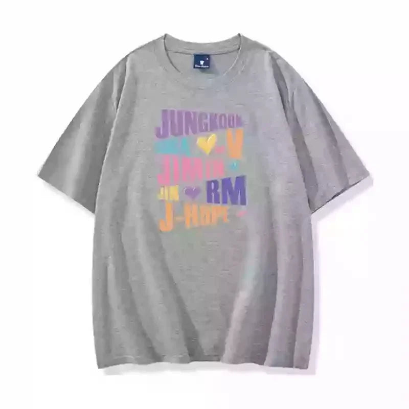 BTS Kpop Boy Group Graphic T-Shirt ARMY Fan Merch