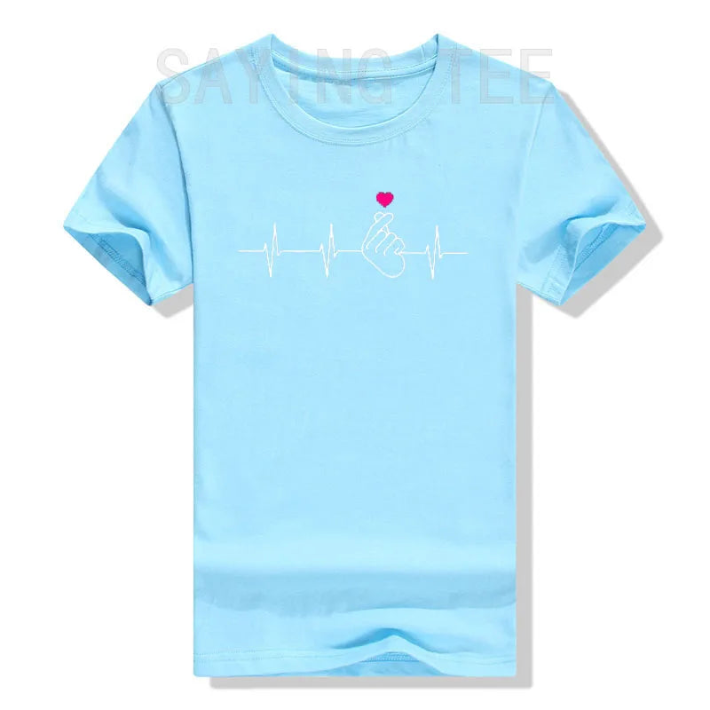 Heartbeat Love Line Tee
