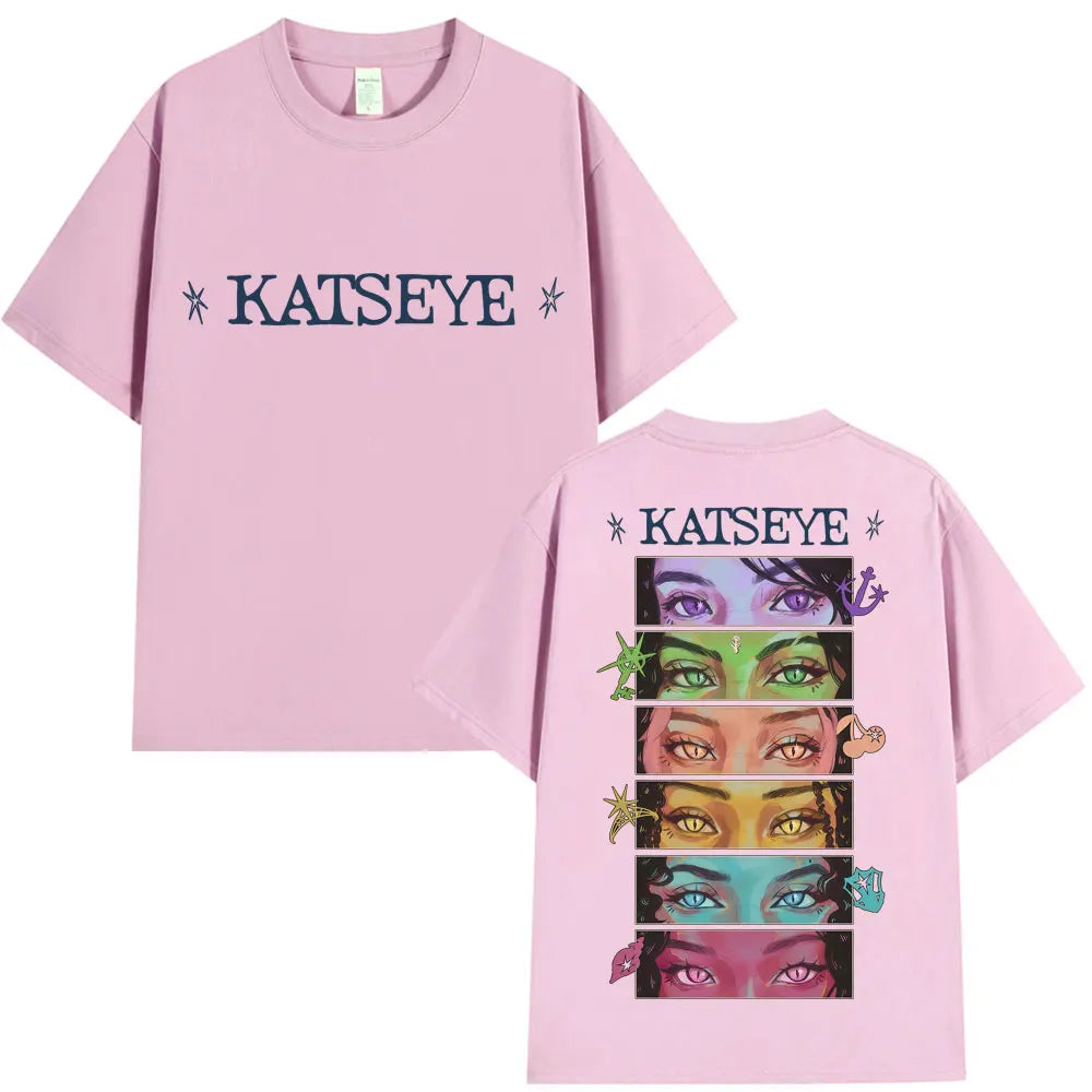 KATSEYE Eyes Graphic Oversized T-Shirt