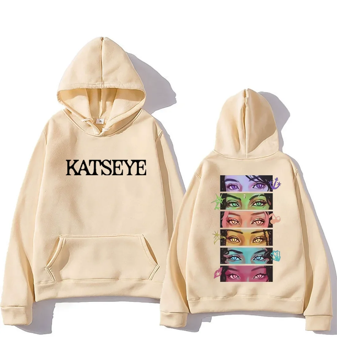 KATSEYE Eyes Graphic Hoodie Unisex K-Pop Hoodie