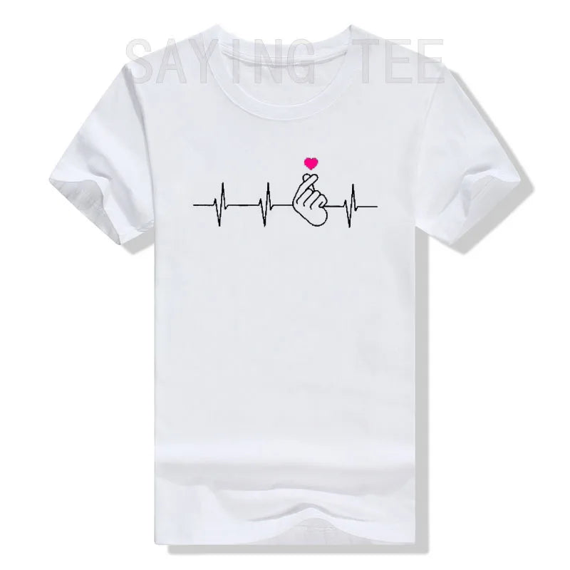 Heartbeat Love Line Tee
