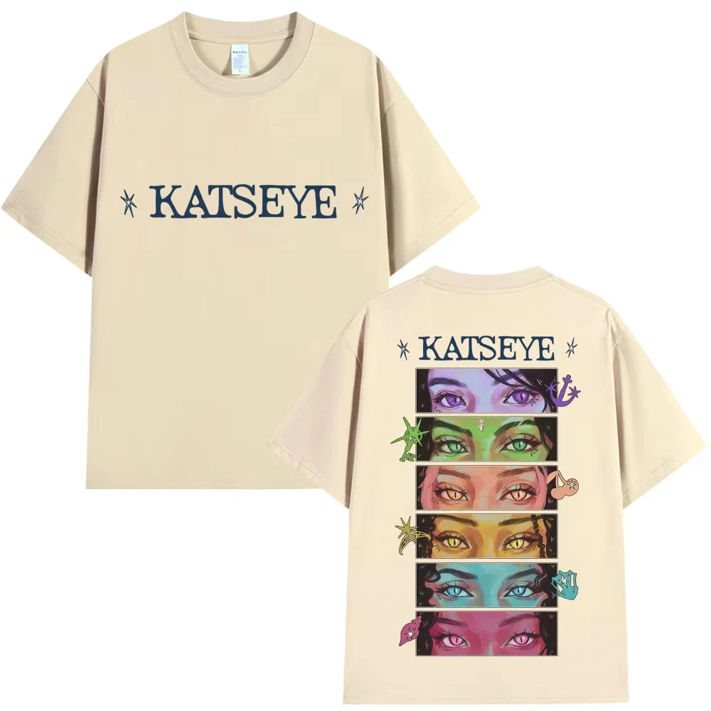 KATSEYE Eyes Graphic Oversized T-Shirt