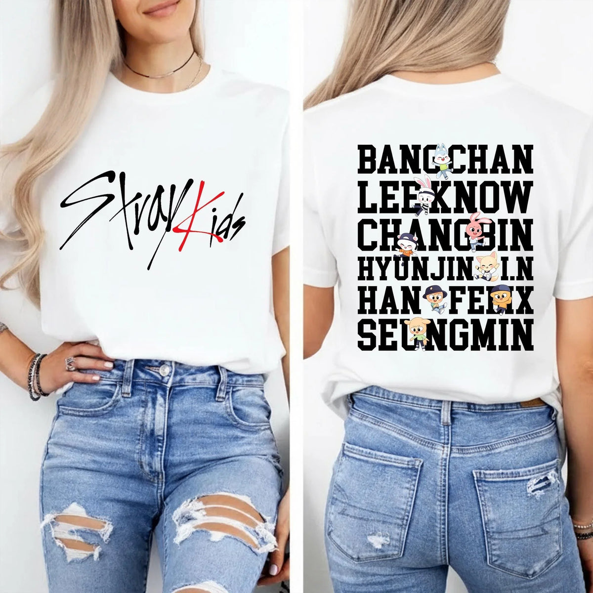 Stray Kids Members Graphic T-Shirt