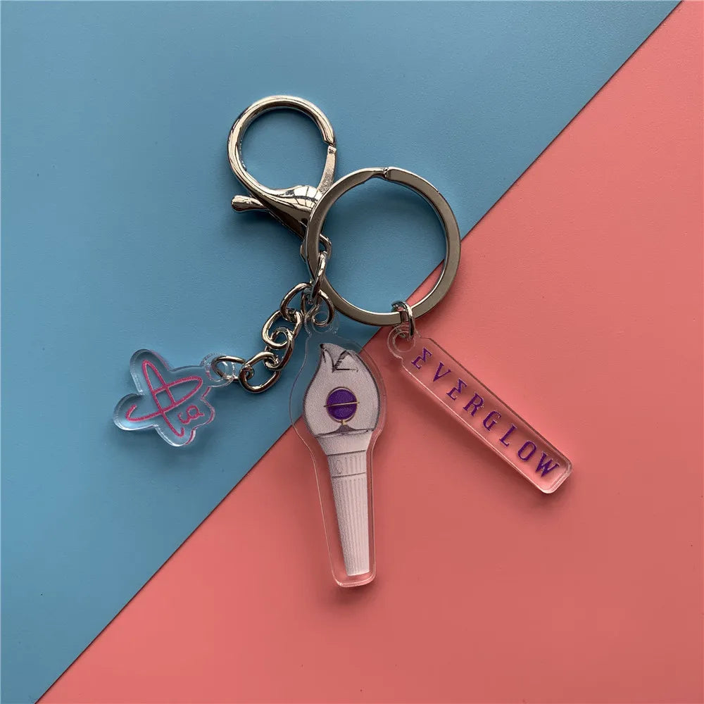 (G)I-DLE Mini Lightstick Acrylic Keychain